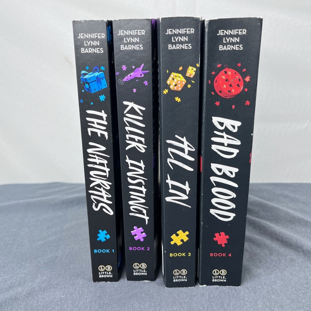 Little Brown Jennifer Lynn Barnes The Naturals 4 Book Set Paperback YA Mystery